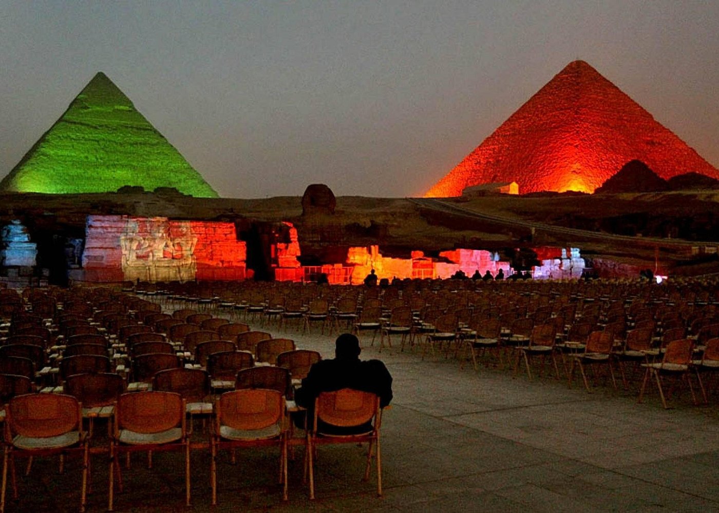 Sound and Light Show at Giza Pyramids